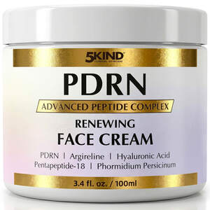 Image for mark UK00004436330 5KIND clinical skincare PDRN advanced peptide complex renewing face cream PDRN Argireline Hyaluronic Acid Pentapeptide-18 Phormidium Persicinum 3.4 fl. oz. / 100ml