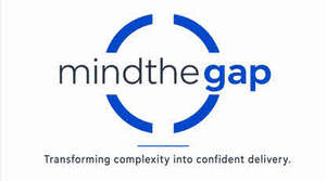 Image for mark UK00004432202_1of2 MINDTHEGAP TRANSFORMING COMPLEXITY INTO CONFIDENT DELIVERY.