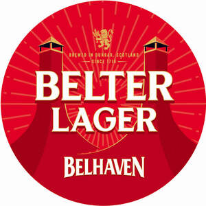 Image for mark UK00004439592_1of2 BREWED IN DUNBAR, SCOTLAND SINCE 1719 BELTER LAGER BELHAVEN