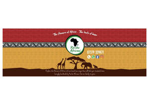 Image for mark UK00004415186 THE FAVOURS OF AFRICA ... THE TASTE OF HOME KARIBU AFRICANI 07379 339671 EXPLORE THE FLAVOURS OF AFRICA WITH OUR BRAND NEW RANGE THAN WILL TAKE YOUR TASEBUDS HOME. LOVINGLY HANDMADE BY KARIBU AFRICANI, FROM OUR FAMILY TO YOURS.