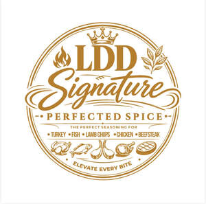 Image for mark UK00004447070 LDD SIGNATURE -. PERFECTED SPICE THE PERFECT SEASONING FOR . TURKEY . FISH . LAMB CHOPS . CHICKEN . BEEFSTEAK ELEVATE EVERY BITE