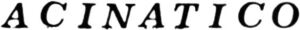Image for mark 1939048 ACINATICO
