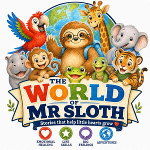 Image for mark UK00004455146 THE WORLD OF MR SLOTH
Stories That Help Little Hearts Grow Emotional
Healing • Life Skills • Big Feelings •Adventures