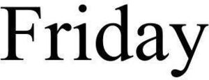 Image for mark 1912803 FRIDAY