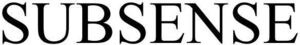 Image for mark 1940987 SUBSENSE