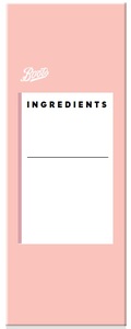 Image for mark Boots ingredients 3 Boots INGREDIENTS