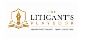 Image for mark UK00004448079 THE LITIGANT'S PLAYBOOK KNOWLEDGE CREATES CONFIDENCE - EVIDENCE CREATES LEVERAGE