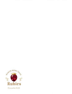 Image for mark UK00004454605 WORTH MORE THAN RUBIES PROVERBS 31:10
