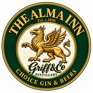 Image for mark UK00004456042 THE ALMA INN Est.c.1890 GRIFF &CO CHOICE GIN & BEERS DISTILLERY