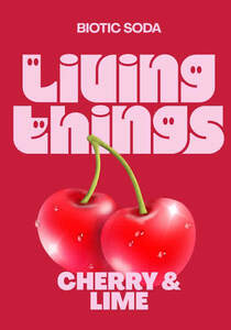 Image for mark UK00004456897 BIOTIC SODA LIVING THINGS CHERRY & LIME