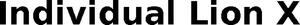 Image for mark 1943107_TIF Individual Lion X