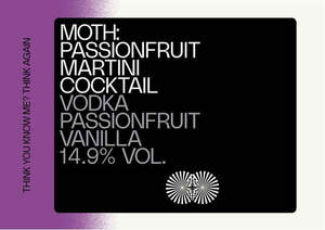 Image for mark UK00004460583 MOTH: PASSIONFRUIT MARTINI COCKTAIL