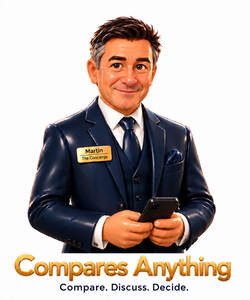 Image for mark UK00004462144 MARTIN THE CONCIERGE COMPARES ANYTHING COMPARE. DISCUSS. DECIDE.
