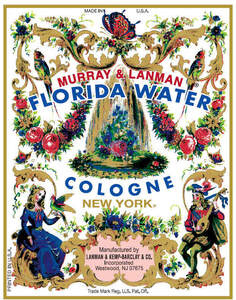 Image for mark UK00004430031 MURRAY & LANMAN FLORIDA WATER
COLOGNE NEW YORK
MANUFACTURED BY LANMAN & KEMPBARCLAY & CO.
INCORPORATED WESTWOOD, NJ 07675
MADE IN U.S.A
PRINTED IN U.S.A
TRADE MARK REG. U.S. PAT. OFF.