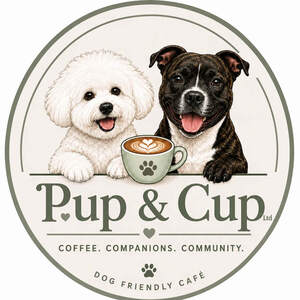 Image for mark UK00004430948 PUP & CUP LTD COFFEE. COMPANIONS. COMMUNITY. DOG FRIENDLY CAF&Eacute;
