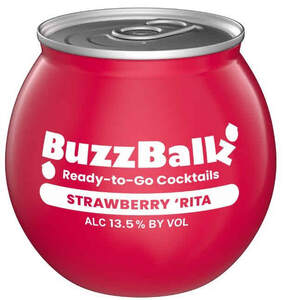 Image for mark UK00004301460_1of1_case_1of6 BUZZBALLZ Ready-to-Go Cocktails STRAWBERRY 'RITA