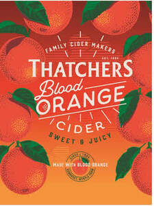 Image for mark UK00004304166 FAMILY CIDER MAKERS EST.1804 THATCHERS BLOOD ORANGE CIDER SWEET & JUICY MADE WITH BLOOD ORANGE SINCE 1804 SOMERSET MYRTLE FARM