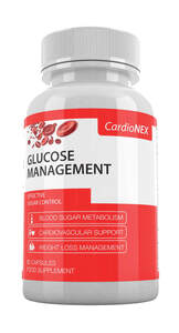 Image for mark UK00004304979 CardioNex Glucose Management Effective Sugar Control Blood Sugar Metabolism cardiovascular support weight loss management 60 capsules food supplement