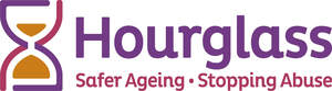 Image for mark UK00004309147 HOURGLASS SAFER AGEING &middot; STOPPING ABUSE