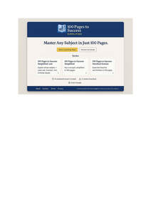 Image for mark UK00004316294 100 PAGES TO SUCCESS SIMPLIFIED MASTER ANY SUBJECT IN JUST 100 PAGES. START LEARNING NOW PREVIEW FREE SAMPLE SERIES 100 PAGES TO SUCCESS 100 PAGES TO SUCCESS 100 PAGES TO SUCCESS SIMPLIFIED: LAW SIMPLIFIED SIMILICAL SCIENCE EXPLORE ALL LAW SUBJETS - KEY CONCEPTS SIMPLIFIED ESSENTIAL THEORIES LAND LAW, CONTRACT, TORT, IN 100 PAGES AND THINKERS IN 100 PAGES CRIMINAL, EQUITY 1 1 > AL-ASSISTED & EXPER