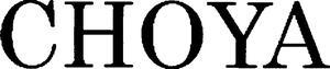 Image for mark 1528695_TIF CHOYA