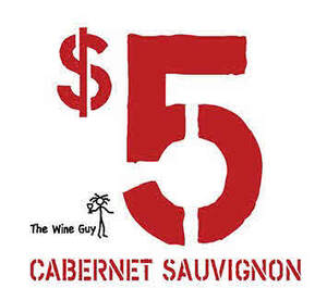 Image for mark UK00004430305 $5 The Wine Guy CABERNET SAUVIGNON