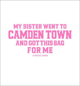 Image for mark UK00004438807 MY SISTER WENT TO CAMDEN TOWN AND GOT THIS BAG FOR ME ARTISTIC LONDON