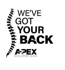 Image for mark UK00004437211 WE'VE GOT YOUR BACK A2PEX BACK - SUPPORT DEVICE