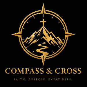 Image for mark UK00004450293 COMPASS & CROSS FAITH. PURPOSE. EVERY MILE.