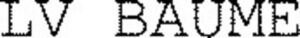 Image for mark 1877904 LV BAUME