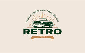 Image for mark UK00004245295 Protect, Restore, Drive, The Classic Way, Retro Garage.