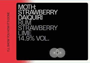 Image for mark UK00004314541 MOTH: STRAWBERRY DAIQUIRI RUM STRAWBERRY LIME 14.9% VOL