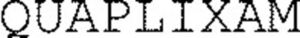 Image for mark 1879173 QUAPLIXAM