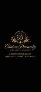 Image for mark UK00004324388 CATALINA BRUSNEVSKY SIGNATURE ACADEMY EMPOWER YOUR BRAND INTEGRATED HUMAN INTELLIGENCE