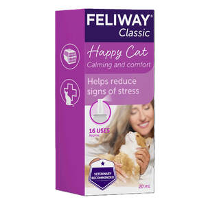 Image for mark UK00004324827_1of2 Feliway Classic Happy Cat Calming and comfort Helps reduce signs of stress