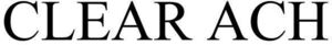 Image for mark 1898348 CLEAR ACH