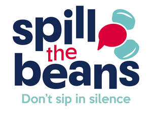 Image for mark UK00004323855 SPILLS THE BEANS DON'T SIP IN SILENCE