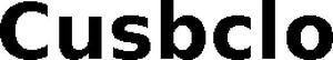 Image for mark 1899687_TIF Cusbclo