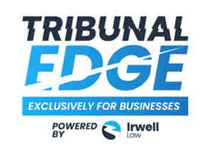 Image for mark UK00004300410 TRIBUNAL EDGE EXCLUSIVELY FOR BUSINESSES POWERED BY IRWELL LAW
