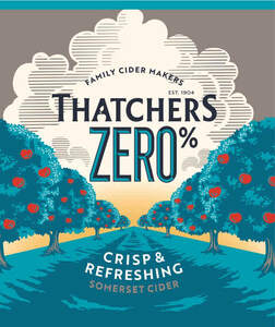 Image for mark UK00004324727 FAMILY CIDER MAKERS EST. 1904 THATCHERS ZERO % CRISP & REFRESHING SOMERSET CIDER