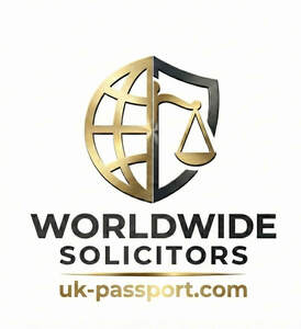 Image for mark UK00004334718 WORLDWIDE SOLICITORS UK-PASSPORT.COM
