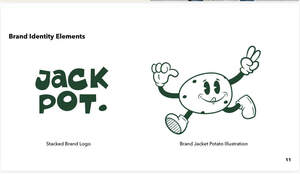 Image for mark UK00004335813 BRAND IDENTITY ELEMENTS JACK POT. STACKED BRAND LOGO BRAND JACKET POTATO ILLUSTRATION 11