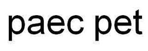 Image for mark UK00004438124 paec pet