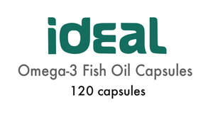 Image for mark UK00004232497 IDEAL OMEGA-3 FISH OIL CAPSULES 120 CAPSULES
