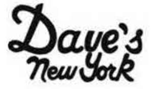 Image for mark UK00004239359 DAVE'S NEW YORK