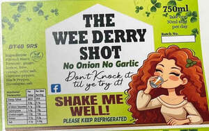 Image for mark UK00004224492 THE WEE DERRY SHOT Dont Knock it til ye try it!