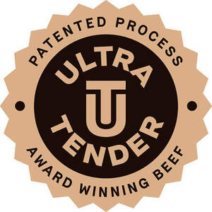 Image for mark UK00004297484 ULTRA TENDER PATENTED PROCESS AWARD WINNING BEEF