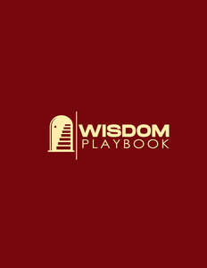 Image for mark UK00004302072 WISDOM PLAYBOOK