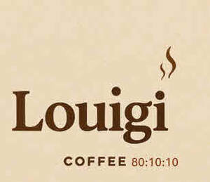 Image for mark UK00004304237 LOUIGI COFFEE 80:10:10