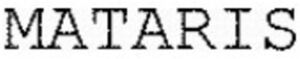 Image for mark 1894971 MATARIS